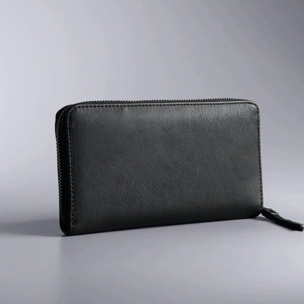 Simply Vera Vera Wang Signature Black Wallet‎